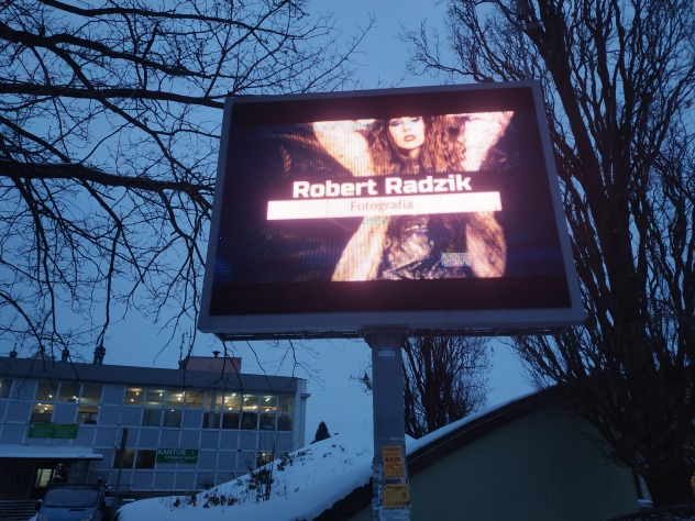 Reklama firmy Robert Radzik – fotografia Janów Lubelski